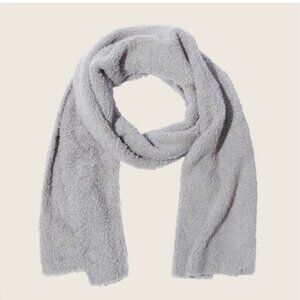 Barefoot Dreams CozyChic Solid Scarf in Pewter NEW w/tags